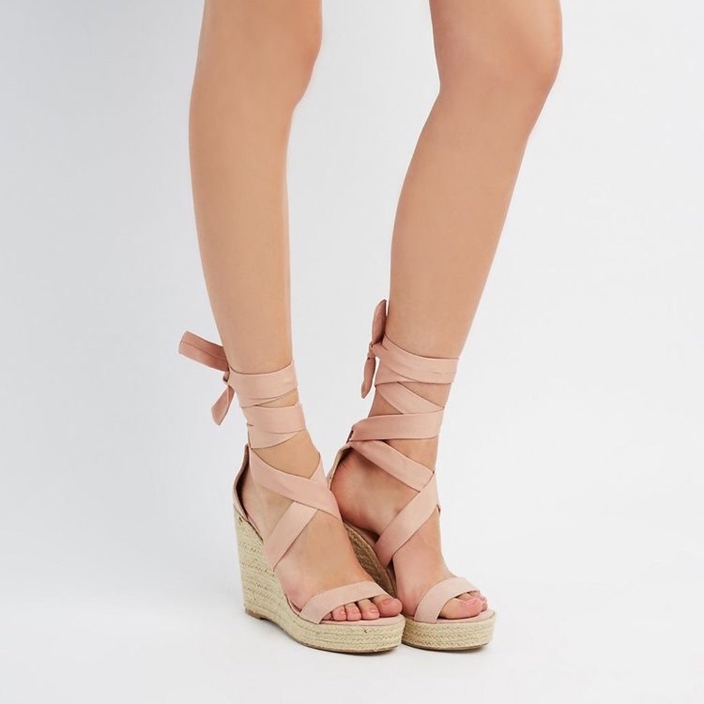 Send reasonable offers; Espadrille Wedge Sandals